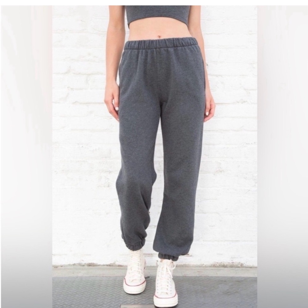 Light gray brandy Melville sweats/jogger hem